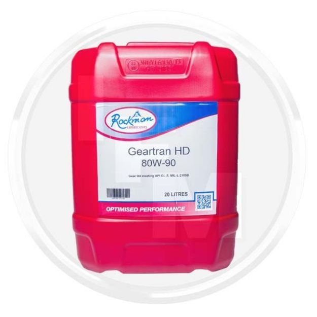 Picture of 20Lt ROCKMAN  GEARTRAN  HD  80w-90   GEAR OIL