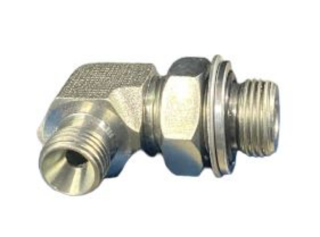 Picture of 1/4 M BSP X 3/8 M BSP 90 ELBOW C/W L/NUT