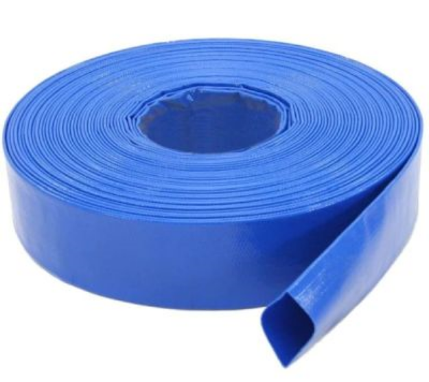 Picture of 6 LAY FLAT HOSE H/D  6 BAR BLUE 100 MT