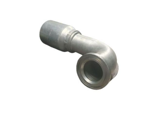 Picture of 2 HOSE X 2 6000 PSI 90 DEG GSM  GATES FLANGE