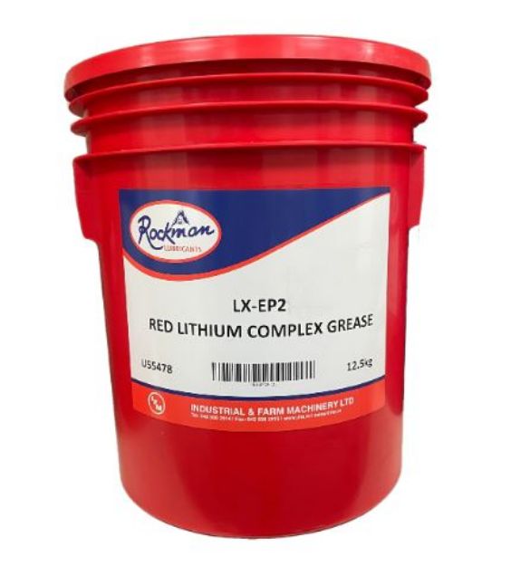 Picture of 12.5kG ROCKMAN LX-EP2   RED  GREASE  (PLASTIC)